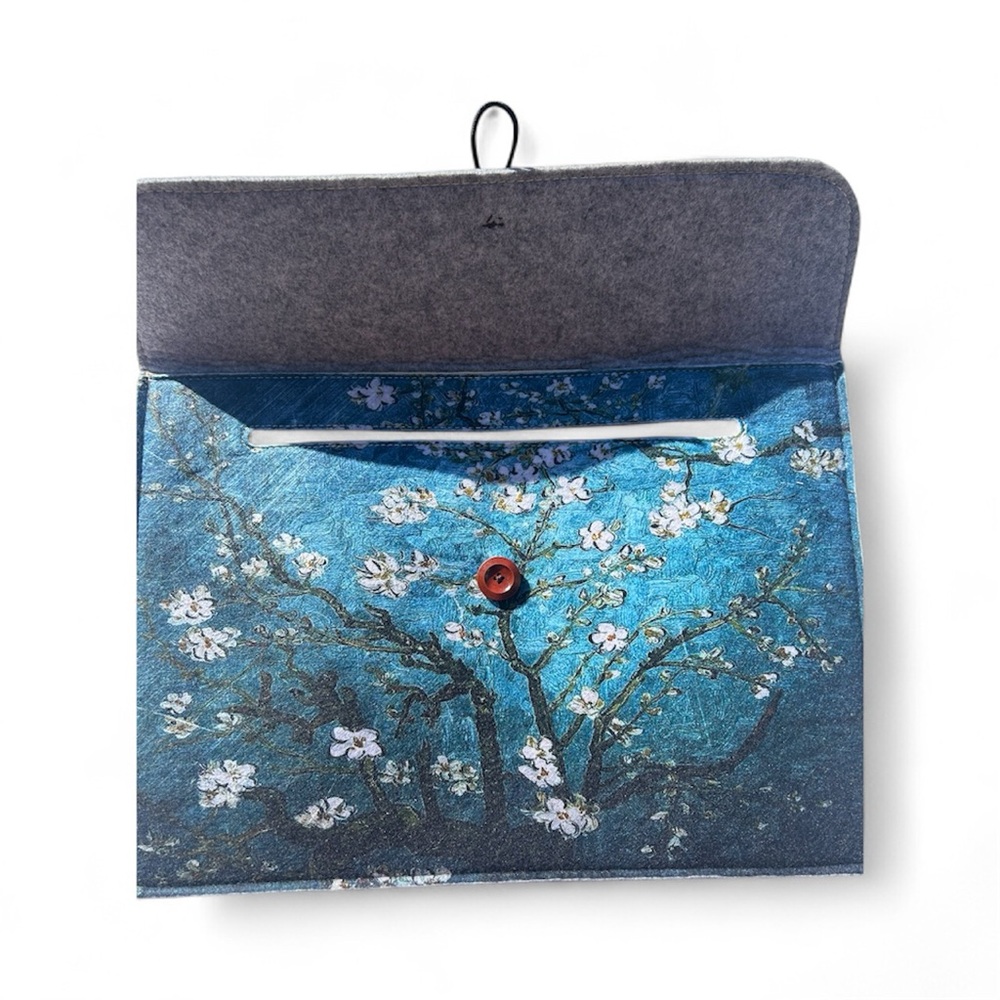 Van Gogh Almond Blossom Laptop Sleeve / Tablet Case – 11.5” x 16.5” - Picture 2 of 4